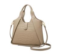 mophrati Sac fourre-tout pour femmes de grande capacité en cuir de vache Niche pour les déplacements en cuir véritable de qualité supérieure sac fourre-tout de grande capacité, Abricot