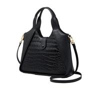 mophrati Sac fourre-tout pour femmes de grande capacité en cuir de vache Niche pour les déplacements en cuir véritable de qualité supérieure sac fourre-tout de grande capacité, Noir