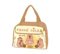 mophrati Sac imprimé imperméable mignon Capybara Sac Capybara à déjeuner à déjeuner avec imprimé animal fourre-tout étudiants sur, tapez+1
