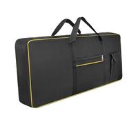 mophrati Sacoche portable et étanche pour clavier 61 touches avec rembourrage pour un transport sécurisé lors de concerts et spectacles en extérieur. Étui pour piano, Jaune