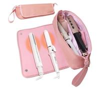 mophrati Sacs poubelle pour outils de coiffure thermique et sac de maquillage, tapis en tissu résistant à la chaleur pour lisseurs cheveux, brosse à cheveux emmêlée, B