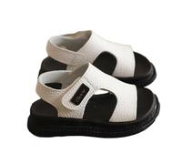 mophrati Sandales confortables et antidérapantes pour garçons. Portez des sandales élégantes pour garçons et enfants avec ces respirantes pour enfants, blanc, vingt-huit