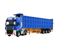 mophrati Semi-remorque Transporteur Miniature à l'échelle 1:50, Jouet pour Enfants, Cadeau d'anniversaire Bleu