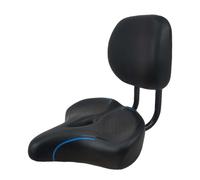 mophrati Siège de vélo dynamique avec dossier offrant un confort optimal et un dossier réglable pour les aventures cyclistes de loisirs avec coussin de Sièges de repos pour, Bleu, 33x30cm