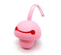 mophrati Silicone sucette support de stockage Portable anneau de dentition pochette antiadhésive enfant en bas âge marchandises conteneur nouveau-né poussette organisateur, Rose