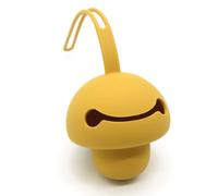 mophrati Silicone sucette support de stockage Portable anneau de dentition pochette antiadhésive enfant en bas âge marchandises conteneur nouveau-né poussette organisateur, Jaune
