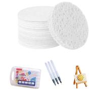 mophrati Stylos gonflants magiques pour l'art texturé, superbes designs 3D, ensemble de peinture en mousse éponge avec activation magique de l'eau, D