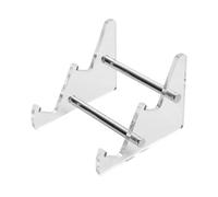 mophrati Support de bureau en acrylique transparent pour clavier, soigneusement agencé et doté de niveaux, optimisant l'organisation du bureau et optimisant l'espace. Support amovible pour ordinateur,