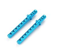 mophrati Support de coque en alliage d'aluminium, 2 pièces, pour 1/10 ROCK RACER 90026, pièce de mise à niveau Hop-ups RC, AX31019, Bleu