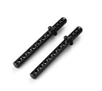 mophrati Support de coque en alliage d'aluminium, 2 pièces, pour 1/10 ROCK RACER 90026, pièce de mise à niveau Hop-ups RC, AX31019, Noir