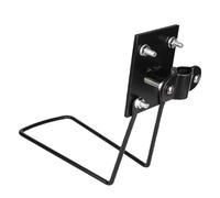mophrati Support de panier de vélo, fixation, visserie, accessoires de montage, porte-bagages réglable, support robuste et fiable, Noir, S