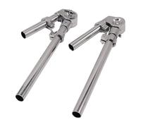 mophrati Support de tom pour batterie, en métal robuste, accessoire indispensable pour tout batteur et compatible avec les éléments de sa batterie. Le support grosse caisse, 2 pièces, 30 cm