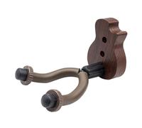 mophrati Support mural pour guitare, crochet pour guitare, guitariste, guitares électriques, acoustiques, type ballade, Noir Marron, Type de gourde