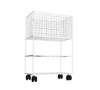 mophrati Support universel à roulettes pour tapis de yoga, rack de rangement robuste pour exercices quotidiens et rangement facile pour rouleau de massage et accessoires de
