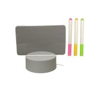 mophrati Tableau d'écriture en acrylique LED, planche à dessin créative éclairée par LED pour le bureau et l'école, B, Touchez ouvrir