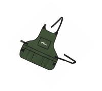 mophrati Tablier de Travail Robuste avec Poches pour Le Barbecue et Le Jardinage, équipé d'une Sangle réglable et de Multiples Poches. Tablier Travail pour Femmes.