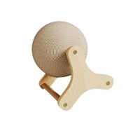 mophrati Tapis à griffer Rotatif en Bois pour Furet, Cochon d'Inde et Lapin : Un Divertissement d'intérieur Stimulant pour Les Petits Animaux. Jouet à griffer en sisal pour Lapin, L