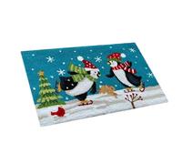 mophrati Tapis de salle de bain exquis avec motif noël classique, très approprié pour les tapis sol noël, tapez+4
