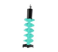 mophrati Tarière à Glace en Alliage d'aluminium, Perce efficacement la Glace, conçue pour la pêche récréative en mer, lac et rivière, Flotteur Bleu, 75 cm