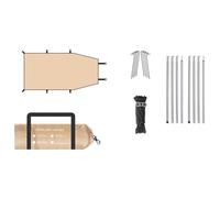 mophrati Tente de Toit de Voiture auvent spacieux pour tentes Camping Tente Toit en Polyester pour Voiture auvent Automatique étanche, Kaki