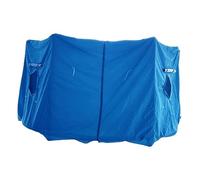 mophrati Tente pour Trampoline, Housse de pour Trampoline, pour Rond, Bleu, 8 Pieds 6 Poteaux