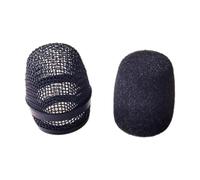 mophrati Tête de microphone à boule de rechange avec filtre en mousse interne : élimine le bruit et offre un son cristallin. Grille pour tête microphone à boule.