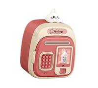 mophrati Tirelire électronique en Forme de Cochon pour Enfants, avec Une Grande capacité et Une Fonction d'épargne créative, Rose, 16.8 x 12.7 x 23 cm