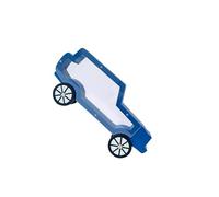 mophrati Tirelire en bois en forme de cochon avec fenêtre transparente - Outil éducatif original pour les enfants (garçons et filles) - Décoration pour chambre salon, Bleu, 30 x 15 x 3 cm