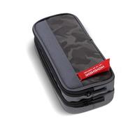 mophrati Trousse à Grande capacité boîte à Papeterie Stylo Pochette Fournitures étudiants Sacs de Rangement pour règle Calculatrice, Gris