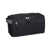 mophrati Trousse de Maquillage Portable Voyage randonnée Sac à Pochette de Rangement cosmétique Bureau hôtel Trousse Toilette Oxford Tissu Pack, Noir