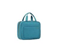 mophrati Trousse de Toilette Suspendue Portable cosmétique Grande capacité Maquillage Organisateur avec Crochet Sacs de Rangement approvisionnement Salle de Bain, Bleu Vert