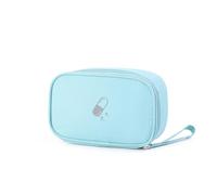 mophrati Trousse médicale Ménage Boîte de Premiers Secours Médecine Portable Sac De Rangement Maison Enfants Pilule Pouch Accessoire Survie Voiture, Bleu, Petite taille