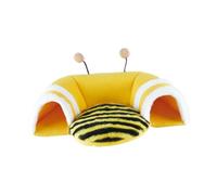 mophrati Tunnel de Jeu et abri pour Lapins et cochons d'Inde, idéal pour l'automne et l'hiver. Ce Jouet Doux et Chaud Offre Un Environnement Confortable pour Jouer et Dormir.