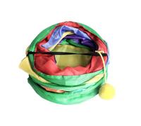 mophrati Tunnel résistant pour cobayes avec jouet suspendu pour chatons et chiots, idéal pour des moments de jeu interactifs et amusants. Jouet suspendu à la sortie. Tunnel de jeu pour petits animaux.