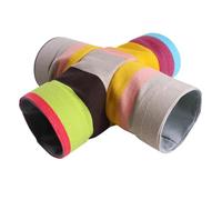 mophrati Tunnels résistants pour cobayes, idéaux pour Les Jeux et Les activités ludiques en Toute sécurité des Petits Animaux, Lapins et Autres Petits Animaux. Accessoires, 4 Voies