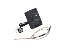 mophrati Ukulélé à son amélioré avec égaliseur intégré et accordeur LED égaliseur 2 bandes avec accordeur LED chromatique préampli Pour micro piézo, Type 1, 68 cm