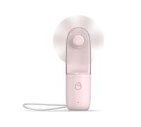 mophrati Ventilateur portatif USB petite poche avec 3 vitesses dispositif de refroidissement lames souples humidificateur refroidisseur d'air bureau maison voyage en plein air