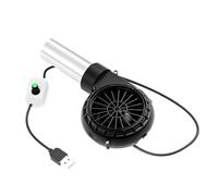 mophrati Ventilateur pour poêle à Bois, Barbecue et Camping : Un Outil Durable pour Cuisiner en Plein air, Aussi Bien à l'intérieur qu'à l'extérieur. Souffleur d'air