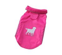 mophrati Vêtements élégants pour Chiens, Robe pour Chiots à la dernière Mode Tout en protégeant la Pluie, Manteau de Pluie en Polyester pour Chiens, vêtements imperméables pour, Rose, L