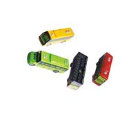 mophrati Voiture Miniature en métal moulé sous Pression pour Enfants - Bus Long à Friction - Une expérience éducative captivante Qui Aide Les Enfants à développer Leur Coordination.