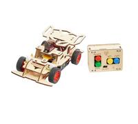 mophrati Voiture télécommandée, Jouet Scientifique éducatif, Mini Voiture télécommandée à Monter soi-même, kit d'expérimentation Scientifique à Assembler, Jouet éducatif