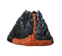 mophrati Volcan Miniature Jouet d'éveil pour Enfants (garçons et Filles) - Figurine de Volcan avec Jets d'eau et rugissements Lumineux, Aucune Fonction, 12 x 12 x 9 cm