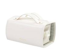 mophrati Voyagez avec Style avec Trousse de Maquillage Pliable Portable, Trousse de Toilette Voyage, 4 Compartiments Transparents détachables Suspendus, D