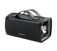 mophrati Voyagez avec Style avec Trousse de Maquillage Pliable Portable, Trousse de Toilette Voyage, 4 Compartiments Transparents détachables Suspendus, Un