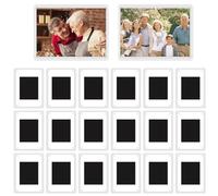 MOPLA 20PCS Mini Cadres Photo Magnétiques 6.8 x 4.8cm Magnet Frigo Personnalisable,Aimant de Frigo pour Photo Format,Cadre Photo en Acrylique Transparent pour Réfrigérateur