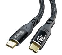 MOPOCHG USB4 Câble pour Thunderbolt 4, 240W PD 3.1 Câble USB C Charge Rapide Vidéo 8K 60Hz Data Sync à 40Gbps pour iPhone 16/15 Pro Max MacBook Pro Air iPad Pro Samsung S24 S23 Tab S9 S8 (1,5M)