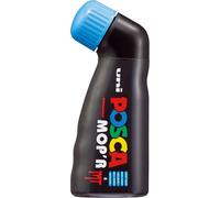 Mop'r Pcm-22 Boîte De 4 Marqueurs Permanents Multi-Surfaces Pointe Ronde Xxl Bleu Clair 3-19 Mm[Z1590]