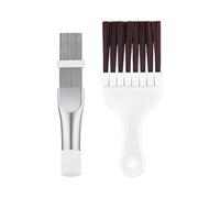 MOPZIJA 2PCS Brosse de Nettoyage de Climatiseur,Peigne D'aileron de Climatiseur de Peigne de Condensateur,Outil de Nettoyage des Ailettes de Radiateur en Acier Inoxydable,pour Le Nettoyage