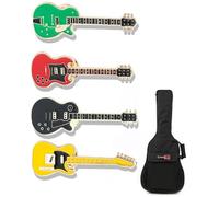 MOPZIJA 4 PCS Broche de guitare électrique, pin's,ensemble de broches de guitare électrique mignonnes, Badges d'instruments de musique, épingle à revers pour chemise, pull, manteau, sacs à dos