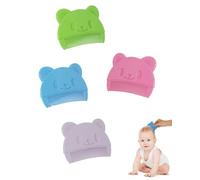MOPZIJA 4PCS Peigne à Cheveux pour Bébé,peigne croute de lait bebe,peigne bebe,croute de lait bebe, Peigne pour Bébé, Arc de Forme Brosse à Cheveux, pour Bébé, Enfant,peigne bebe croute de lait
